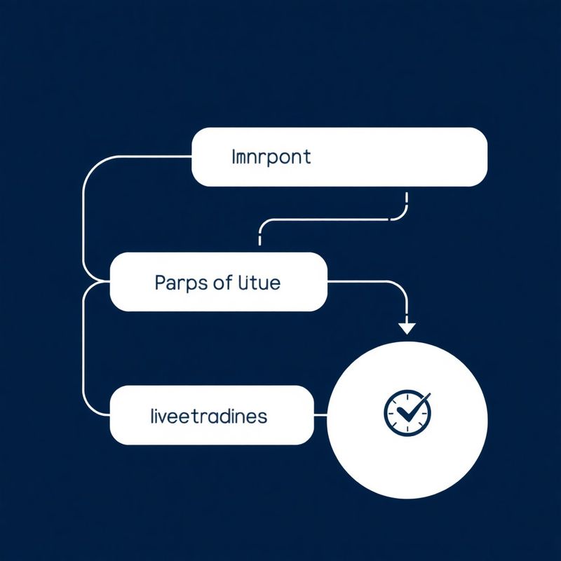 Diagram procesu import → backtest → papírový účet → ostrý provoz